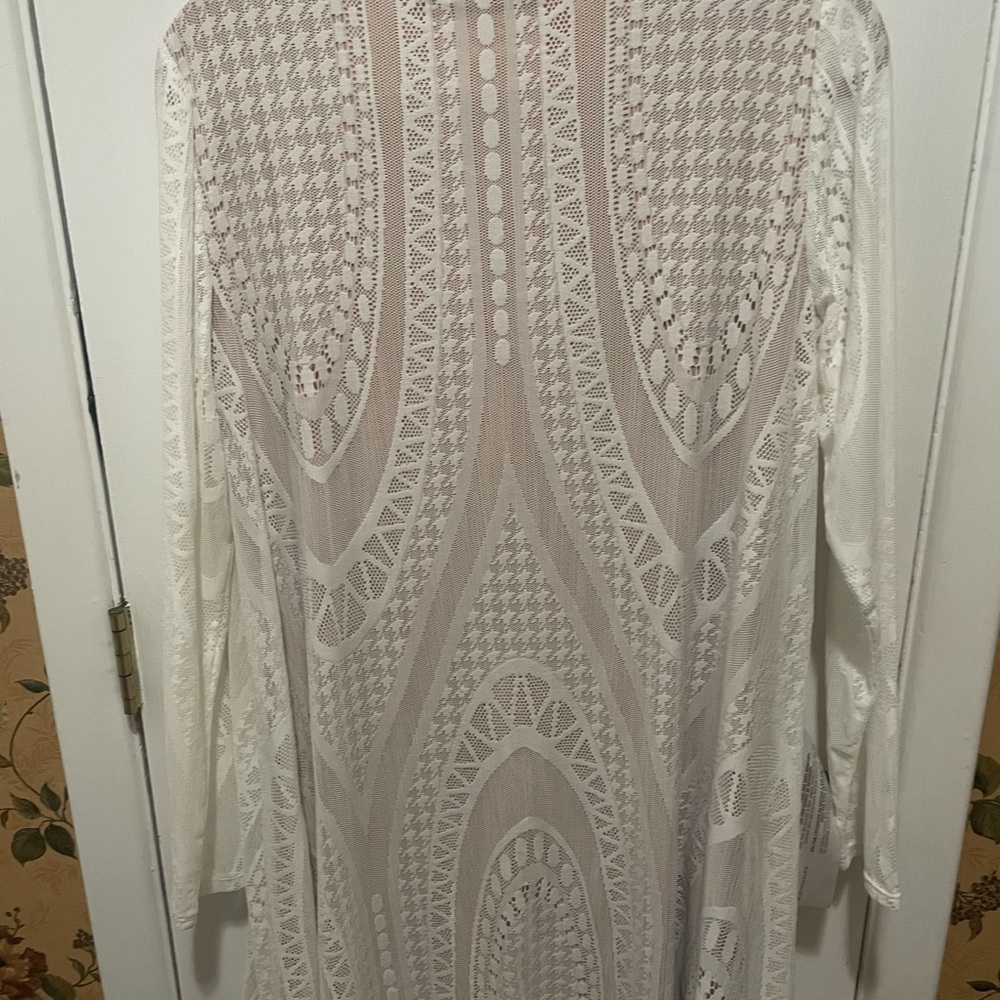 BCBGMaxAzria White Lace Dress - Picture 2 of 12
